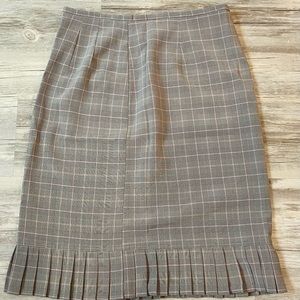 K.C Spencer NY Vintage Plaid Pencil Skirt